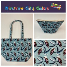 Large Tote Bag - Kookaburra Large Tote Bag - Kookaburra